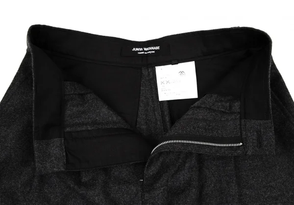 ジュンヤワタナベ コムデギャルソンJUNYA WATANABE COMME des GARCONS フラノウールペンギンサルエルパンツ グレーXS K-108026_005
