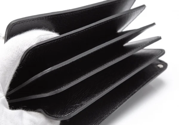 コムデギャルソンCOMME des GARCONS チェーンショルダー付きレザージャバラウォレット 黒 K-108036_008