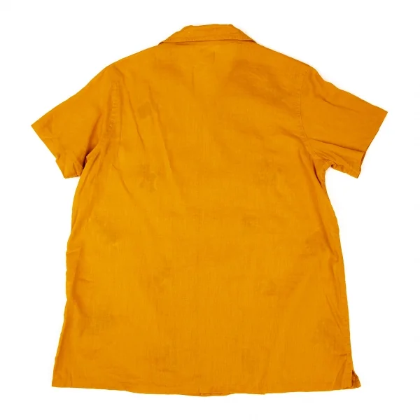 ハイスポーティングギア ミヤケデザインスタジオHAI SPORTING GEAR MIYAKE DESIGN STUDIO コットンリネン刺繍オープンカラーシャツ マスタードM K-108038_016