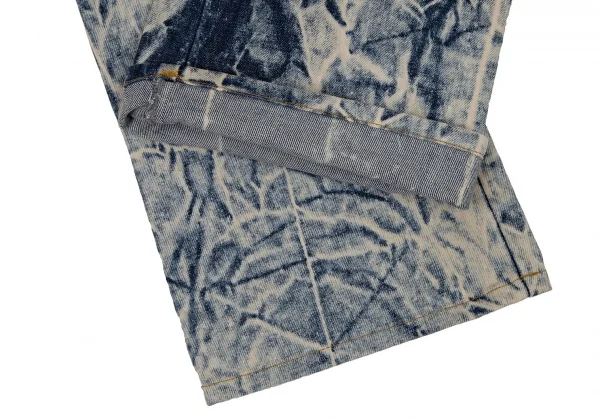 モスキーノ ジーンズMOSCHINO JEANS ケミカルウォッシュブーツカットデニム インディゴ28 K-108043_010