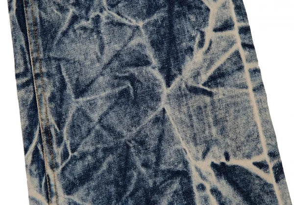 モスキーノ ジーンズMOSCHINO JEANS ケミカルウォッシュブーツカットデニム インディゴ28 K-108043_013