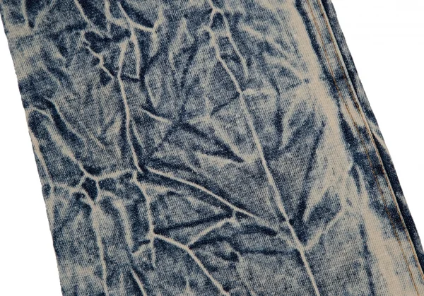 モスキーノ ジーンズMOSCHINO JEANS ケミカルウォッシュブーツカットデニム インディゴ28 K-108043_014