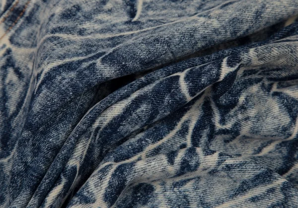 モスキーノ ジーンズMOSCHINO JEANS ケミカルウォッシュブーツカットデニム インディゴ28 K-108043_015