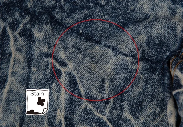 モスキーノ ジーンズMOSCHINO JEANS ケミカルウォッシュブーツカットデニム インディゴ28 K-108043_008