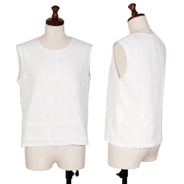 tricot COMME des GARCONS ノースリーブ AD2003年 トリココムデギャルソンtricot COMME des GARCONSエンブロイダリーレー