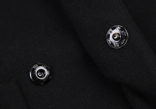 ヨウジヤマモト ファムYohji Yamamoto FEMME ストールカラーデザインロングコート 黒1 K-108064_010