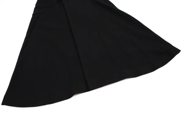 ヨウジヤマモト ファムYohji Yamamoto FEMME ストールカラーデザインロングコート 黒1 K-108064_012