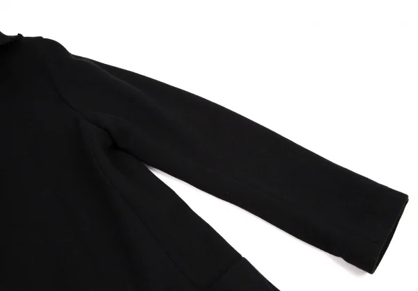 ヨウジヤマモト ファムYohji Yamamoto FEMME ストールカラーデザインロングコート 黒1 K-108064_007