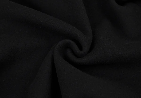 ヨウジヤマモト ファムYohji Yamamoto FEMME 裁ち切りフロントウールフェルトジップジャケット 黒2 K-108070_011