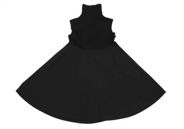 Yohji Yamamoto FEMME High Neck Knit Switching Gabardine Tunic K-108072_002