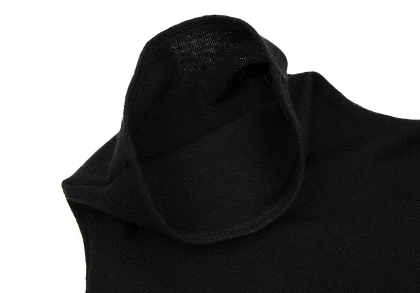 Yohji Yamamoto FEMME High Neck Knit Switching Gabardine Tunic K-108072_005