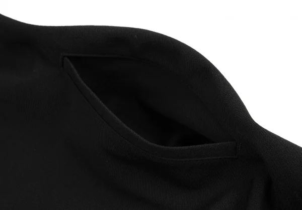 Yohji Yamamoto FEMME High Neck Knit Switching Gabardine Tunic K-108072_008