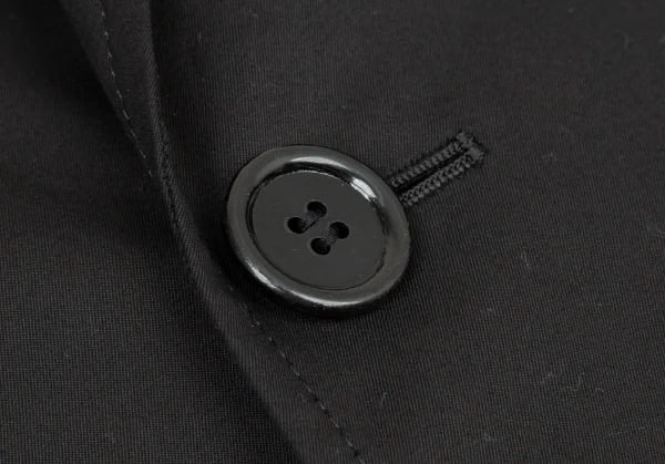 レギュレーション ヨウジヤマモトREGULATION Yohji Yamamoto コットンギャザースリーブオーバーサイズコート 黒2 K-108092_011