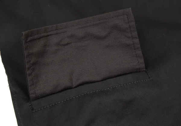 レギュレーション ヨウジヤマモトREGULATION Yohji Yamamoto コットンギャザースリーブオーバーサイズコート 黒2 K-108092_012