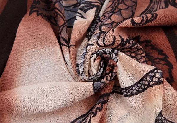 ジャンポールゴルチエ マイユJean Paul GAULTIER MAILLE タトゥープリントパワーネットカットソー 茶クリーム他S K-108104_018