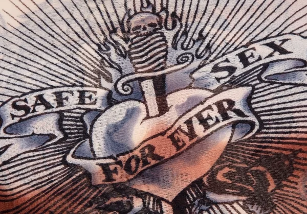 ジャンポールゴルチエ マイユJean Paul GAULTIER MAILLE タトゥープリントパワーネットカットソー 茶クリーム他S K-108104_007