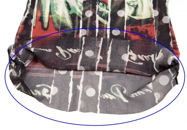 ジャンポールゴルチエJean Paul GAULTIER PARIS ドットグラフィックプリントパワーネットカットソー マルチ40 K-108107_012