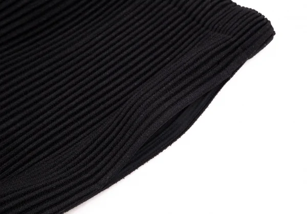 オムプリッセ イッセイ ミヤケHOMME PLISSE ISSEY MIYAKE KERSEY PLEATS テーパードパンツ 黒1 K-108114_004