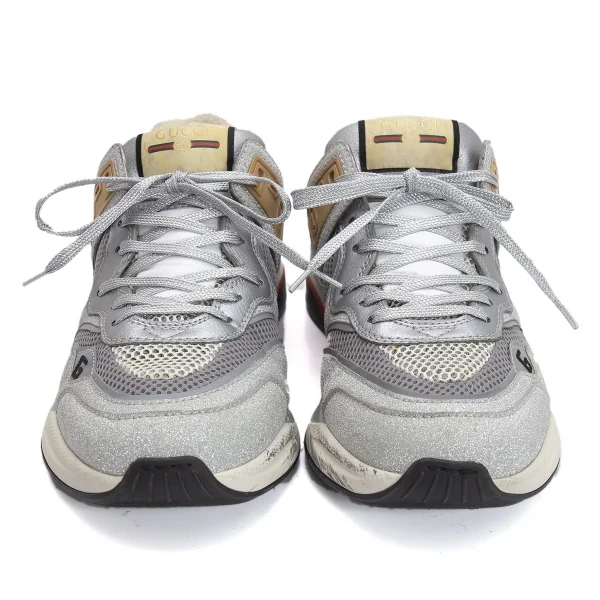 グッチGUCCI ウルトラペーススニーカー 8 シルバー8(25) K-108142_002