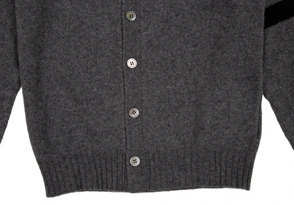 新品!コムデギャルソン オムCOMME des GARCONS HOMME ラインスリーブカーディガン グレーS K-108143_007