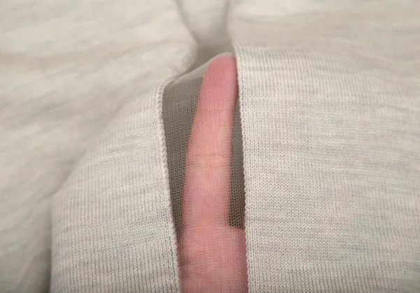 新品!コムデギャルソンCOMME des GARCONS メッシュ切替ノースリーブニットトップス ライトグレーS K-108157_010