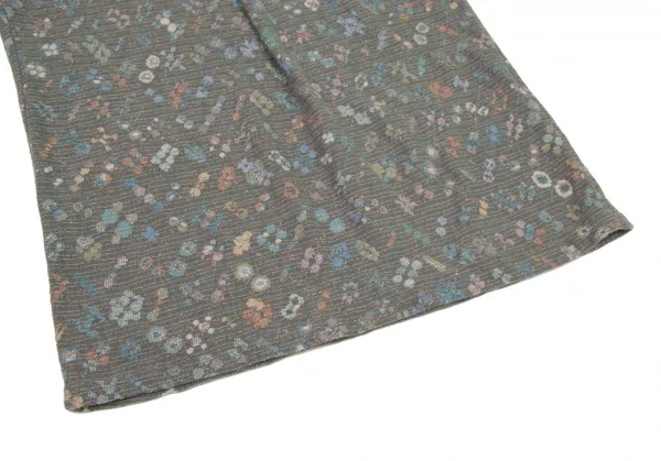 ヨーガンレール ババグーリJURGEN LEHL Babaghuri フロントタック花柄ジャガードニット カーキマルチM K-108192_007