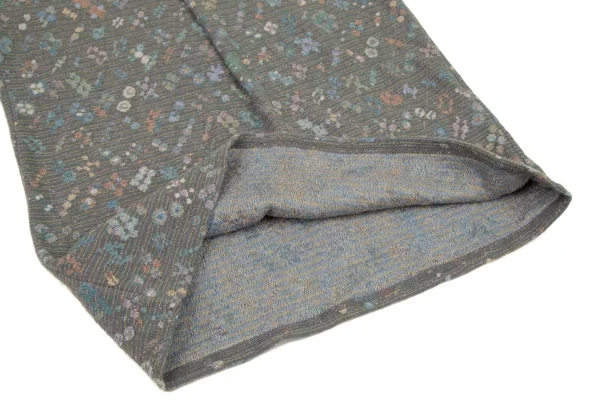 ヨーガンレール ババグーリJURGEN LEHL Babaghuri フロントタック花柄ジャガードニット カーキマルチM K-108192_008