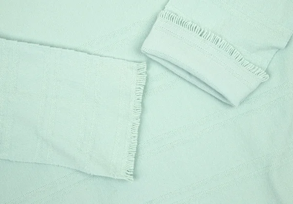イッセイミヤケISSEY MIYAKE A.POC カッティングフリンジカットソー ミント2 K-108222_006