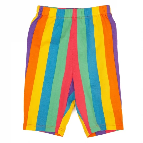 ケンゾージーンズKENZO jeans コットンカラフルストライプショートパンツ マルチF K-108278_001