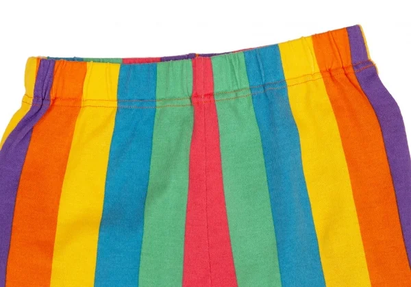 ケンゾージーンズKENZO jeans コットンカラフルストライプショートパンツ マルチF K-108278_002