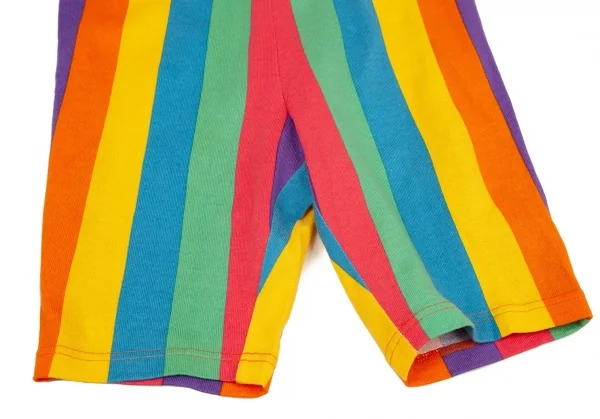 ケンゾージーンズKENZO jeans コットンカラフルストライプショートパンツ マルチF K-108278_004
