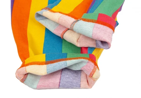 ケンゾージーンズKENZO jeans コットンカラフルストライプショートパンツ マルチF K-108278_005