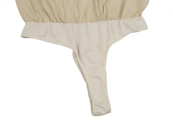 ダナキャランDKNY ショーツドッキングボタンレス比翼シャツ ベージュ2 K-108281_011