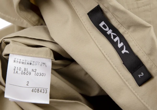 ダナキャランDKNY ショーツドッキングボタンレス比翼シャツ ベージュ2 K-108281_013