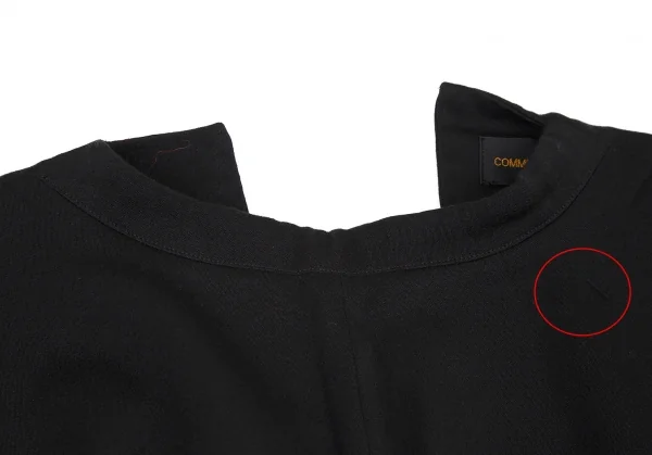 コムデギャルソンCOMME des GARCONS バックレースアップデザインベスト 黒F K-108287_003
