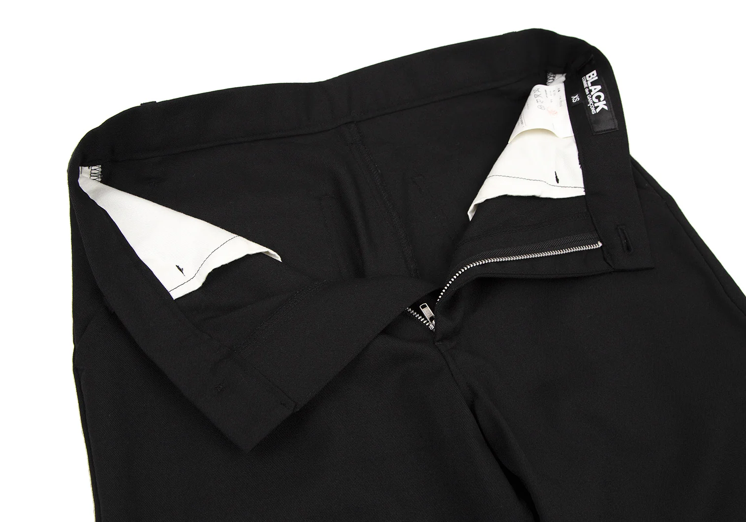 100%正規品 COMME ブラックコムデギャルソンBLACK des ウールギャバ GARCONS パンツ