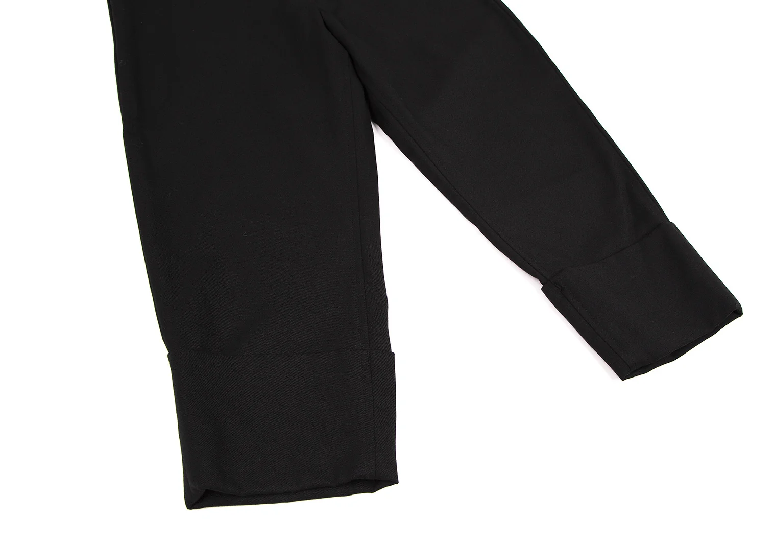 COMME des GARCONS クロップドパンツ　ドッキング　黒　XS COMME des GARCONS - 美品 コムデギャルソン クロップドパンツ