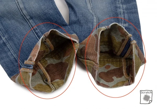 JUNYA WATANABE COMME des GARCONS denim Camouflage Jeans K-108327_008