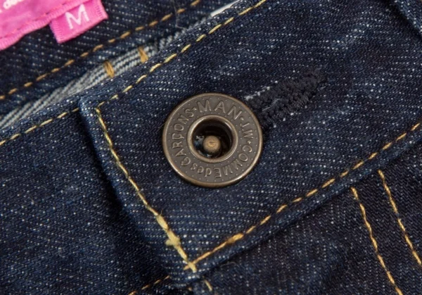 ジュンヤワタナベマンピンク コムデギャルソンJUNYA WATANABE MAN PINK COMME des GARCONSパッチワークデニムストレートパンツ インディゴM K-108329_005