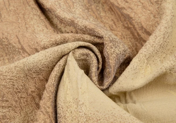 ランバンコレクションLANVIN collection ウール混ローズジャガードセットアップ ベージュ茶38 K-108342_019