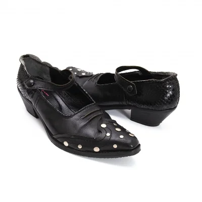 ジュンヤワタナベマンピンク コムデギャルソンJUNYA WATANABE MAN PINK COMME des GARCONS スタッズトゥストラップレザーシューズ