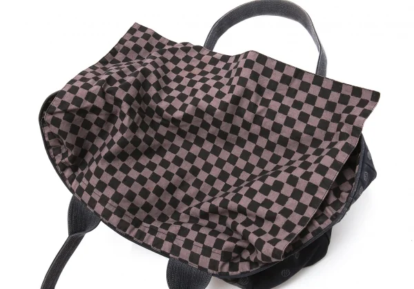 イッセイミヤケハートタマシャ小ISSEY MIYAKEHaaTTaMaSHa ドット刺繍ハンドバッグ 紺 K-108399_017