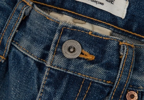 ジュンヤワタナベ コムデギャルソン デニムJUNYA WATANABE COMME des GARCONS denim ハードクラッシュデニムパンツ インディゴL K-108401_003