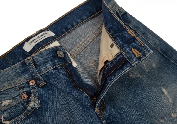 ジュンヤワタナベ コムデギャルソン デニムJUNYA WATANABE COMME des GARCONS denim ハードクラッシュデニムパンツ インディゴL K-108401_005