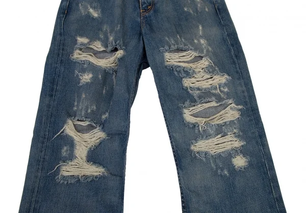 ジュンヤワタナベ コムデギャルソン デニムJUNYA WATANABE COMME des GARCONS denim ハードクラッシュデニムパンツ インディゴL K-108401_008