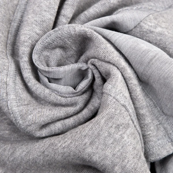 アツロウタヤマATSURO TAYAMA コットンフード収納バイカラースウェットライダースジャケット グレー青36 K-108404_017