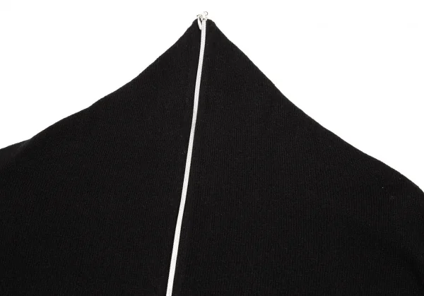 アツロウタヤマATSURO TAYAMA カシミヤ混フルジップドルマンニット 黒36 K-108405_005