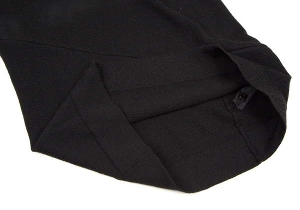 アツロウタヤマATSURO TAYAMA ウール螺旋ファスナーデザインニットセーター 黒36 K-108434_010