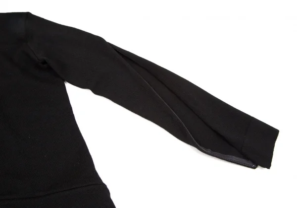 アツロウタヤマATSURO TAYAMA ウール螺旋ファスナーデザインニットセーター 黒36 K-108434_006