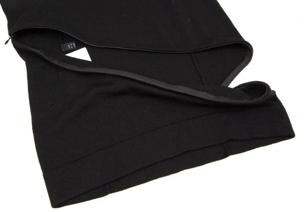 アツロウタヤマATSURO TAYAMA ウール螺旋ファスナーデザインニットセーター 黒36 K-108434_009